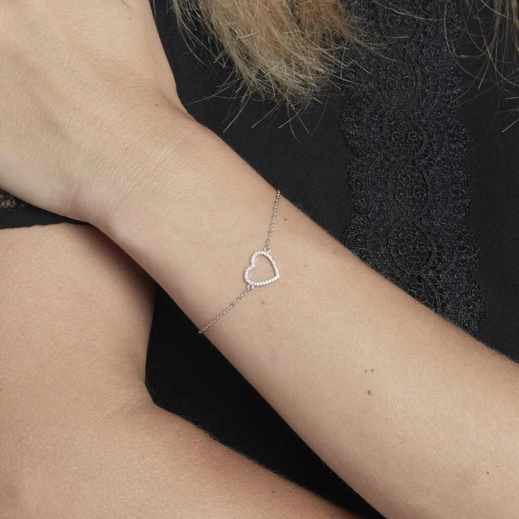 Bracelet Gasparde Argent Blanc Oxyde De Zirconium – Image 4