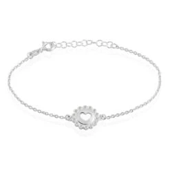 Bracelet Larry Argent Oxydes De Zirconium