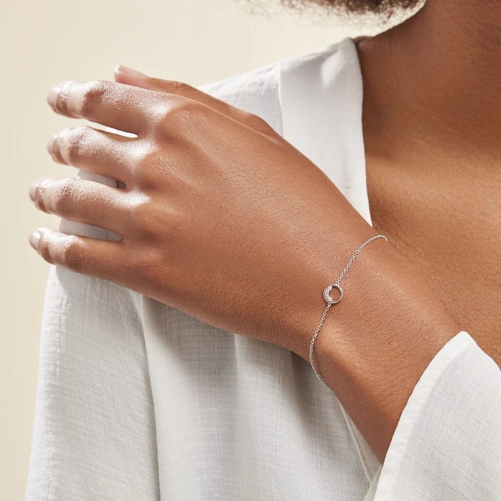 Bracelet Argent Vivence Oxydes De Zirconium – Image 4