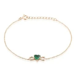 Bracelet Argent Rose Atieno Oxyde De Zirconium