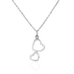 Collier Estina Argent Blanc