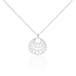 Collier Slorane Argent Blanc