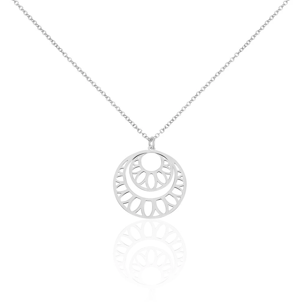 Collier Slorane Argent Blanc
