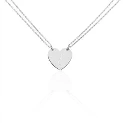 Collier Abrar Argent Blanc