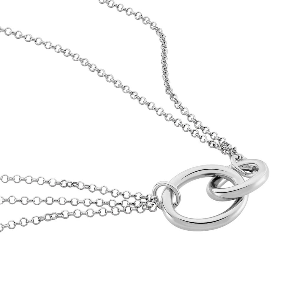 Collier Abassia Argent Blanc – Image 2