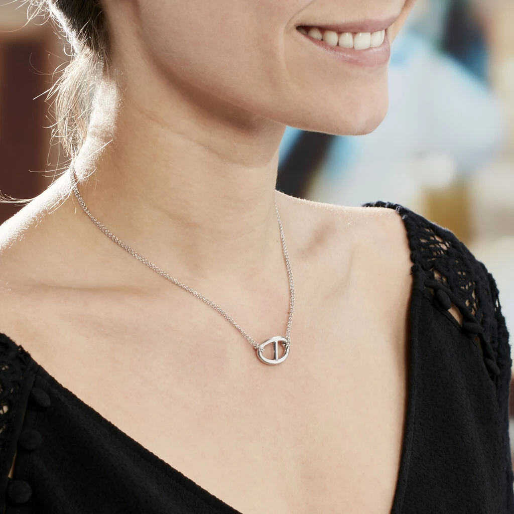 Collier Abdon Argent Blanc – Image 3