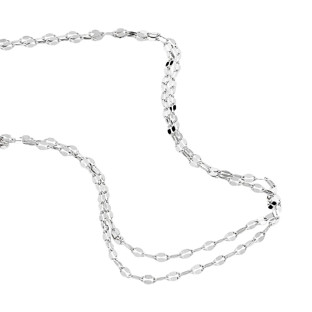 Collier Adelaide Argent Blanc – Image 2