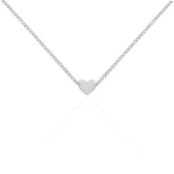 Collier Enoah Argent Blanc