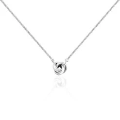 Collier Leonitia Argent Blanc