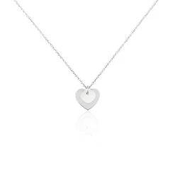 Collier Argent Blanc Ikaria Nacre