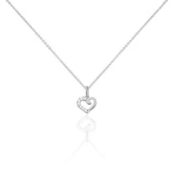 Collier Annabella Argent Blanc Oxyde De Zirconium