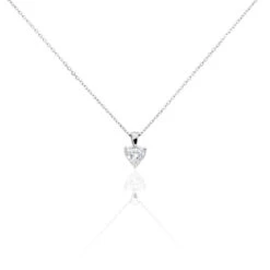 Collier Azenor Argent Blanc Oxyde De Zirconium