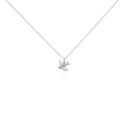 Collier Axella Argent Blanc Oxyde De Zirconium