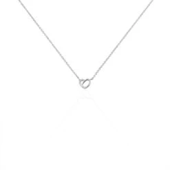 Collier Dorthea Argent Blanc Oxyde De Zirconium