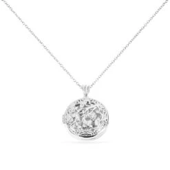 Collier Sautoir Fantine Argent Blanc Oxyde De Zirconium