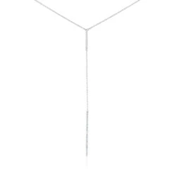 Collier De Dos Indigo Argent Oxydes