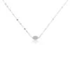 Collier Argent Lars Oxyde De Zirconium