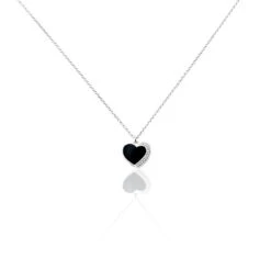 Collier Argent Leonilo Oxydes De Zirconium