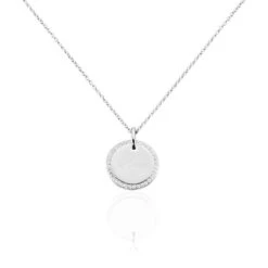 Collier Argent Blanc Amika Oxydes De Zirconium