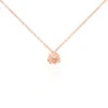 Collier Jannea Argent Rose Oxyde De Zirconium