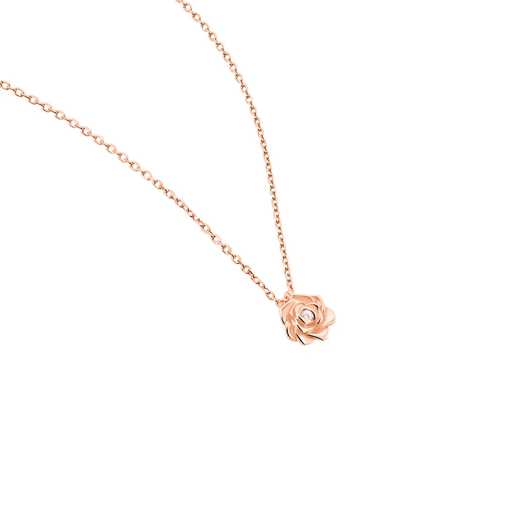 Collier Jannea Argent Rose Oxyde De Zirconium – Image 2