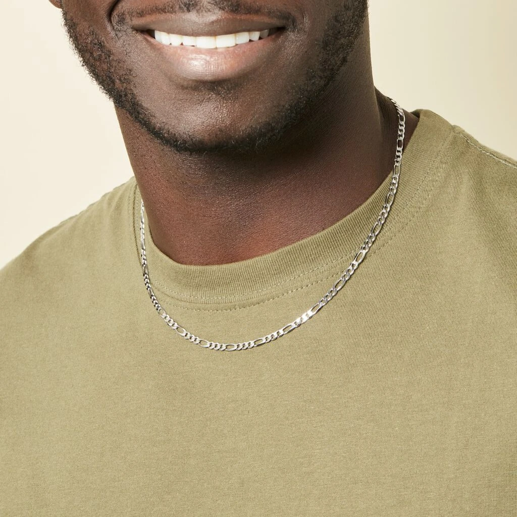 Chaîne Vivian Maille Alternee 1/3 Argent Blanc – Image 6