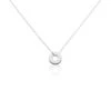 Collier Argent Blanc Isandro