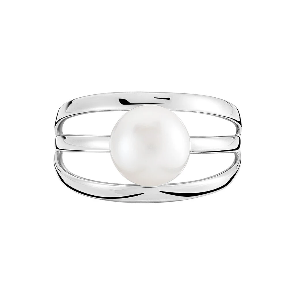 Bague Hendrina Argent Blanc Perle De Culture – Image 2