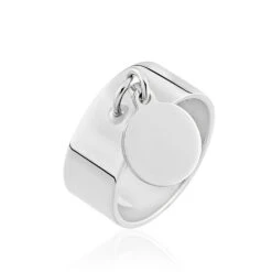 Bague Cecil Argent Blanc