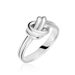 Bague Seasaidh Argent Blanc