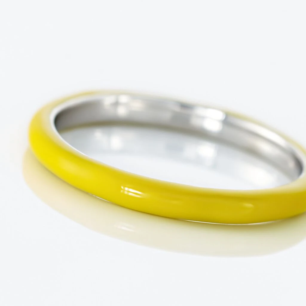 Bague Argent Blanc Samba – Image 4