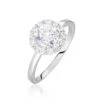 Bague Eternite Argent Blanc Oxyde De Zirconium