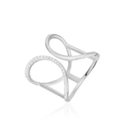 Bague Keylhia Argent Blanc Oxyde De Zirconium