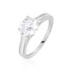 Bague Viky Argent Blanc Oxyde De Zirconium