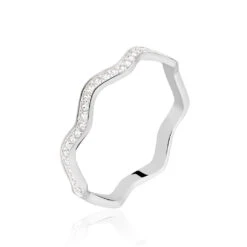 Bague Jasmyn Argent Blanc Oxyde De Zirconium