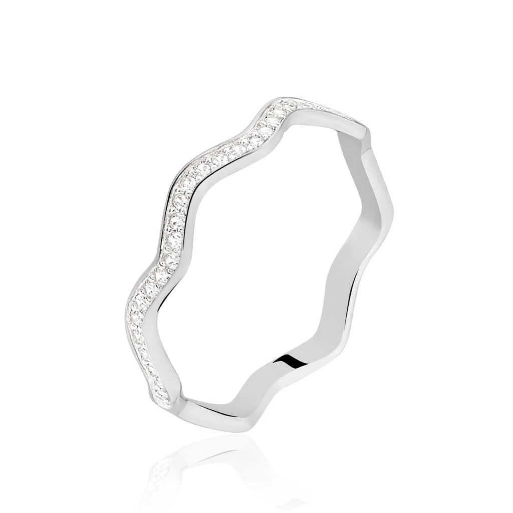 Bague Jasmyn Argent Blanc Oxyde De Zirconium