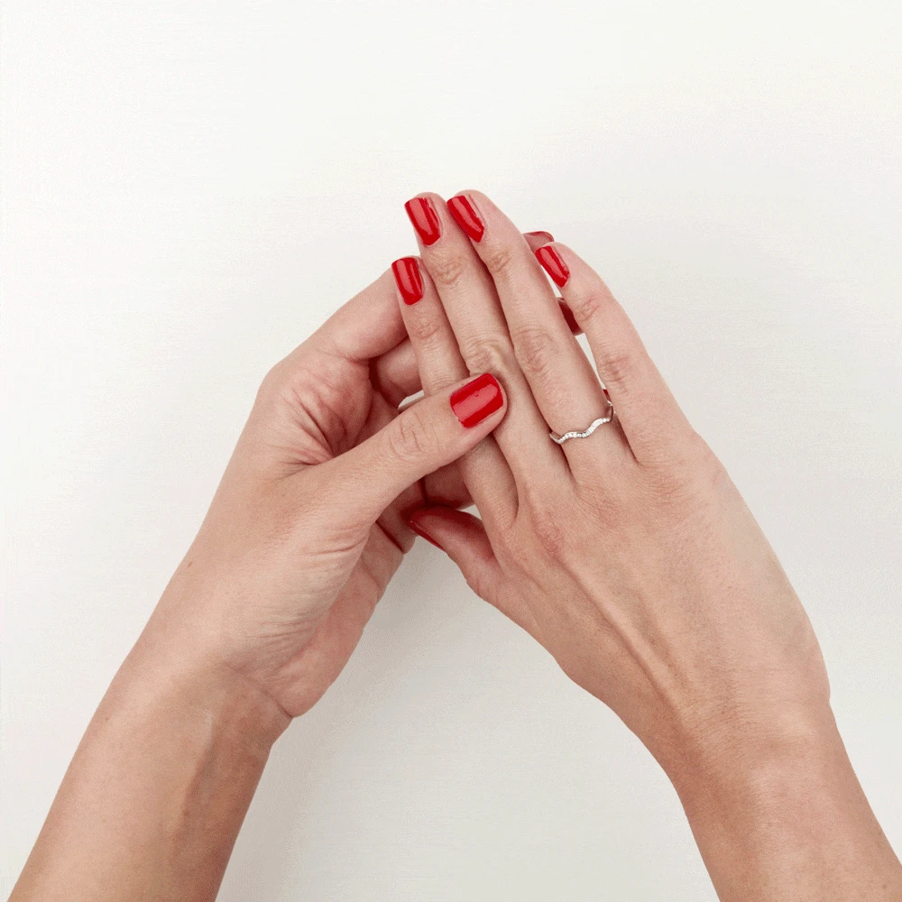 Bague Jasmyn Argent Blanc Oxyde De Zirconium – Image 5