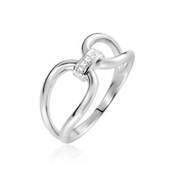 Bague Colas Argent Oxyde De Zirconium