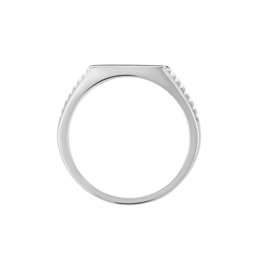 Chevalière Argent Blanc Charites – Image 3