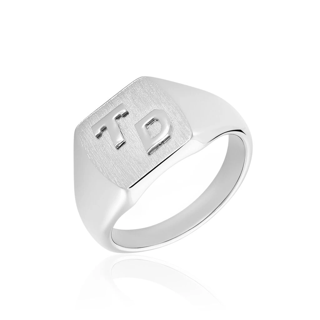 Chevaliere Argent Gringoire Carree