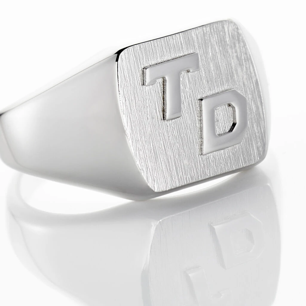 Chevaliere Argent Gringoire Carree – Image 4