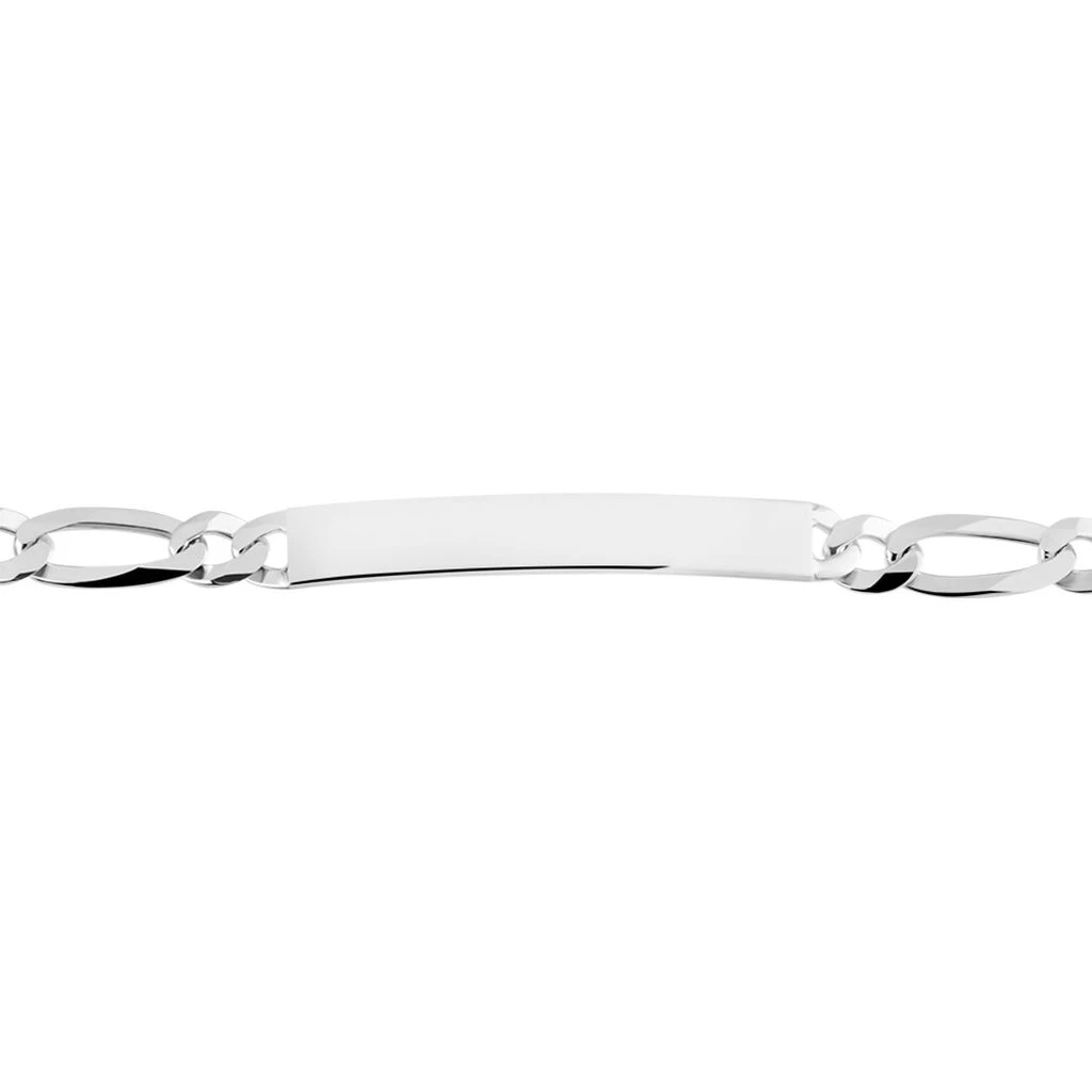 Bracelet Identité Argent Blanc Vivian – Image 2