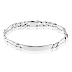 Bracelet Identité Vivian Argent Vieilli