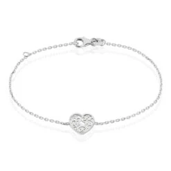 Bracelet Aelaig Argent Blanc