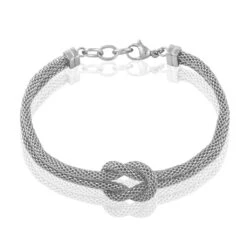 Bracelet Mahaca Acier Blanc