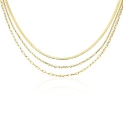 Collier Cherilyn Acier Doré