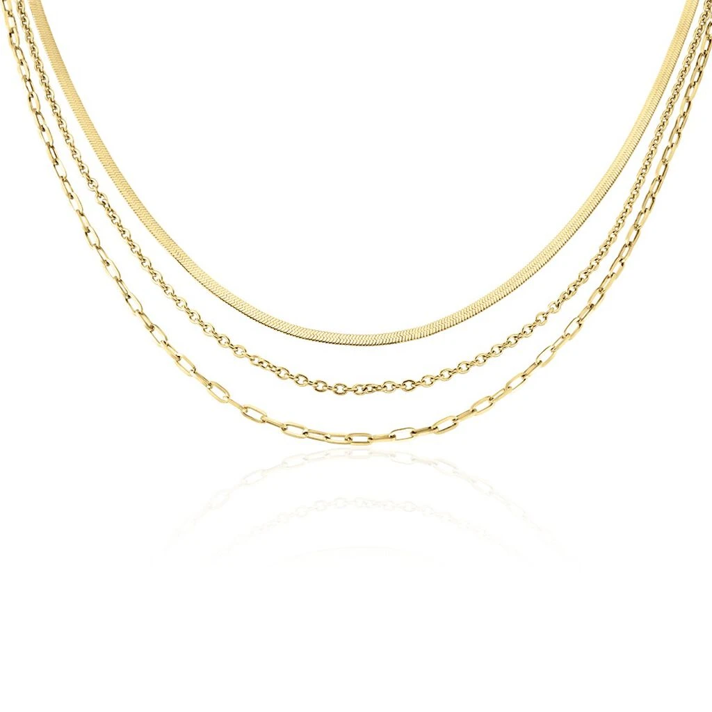 Collier Cherilyn Acier Doré