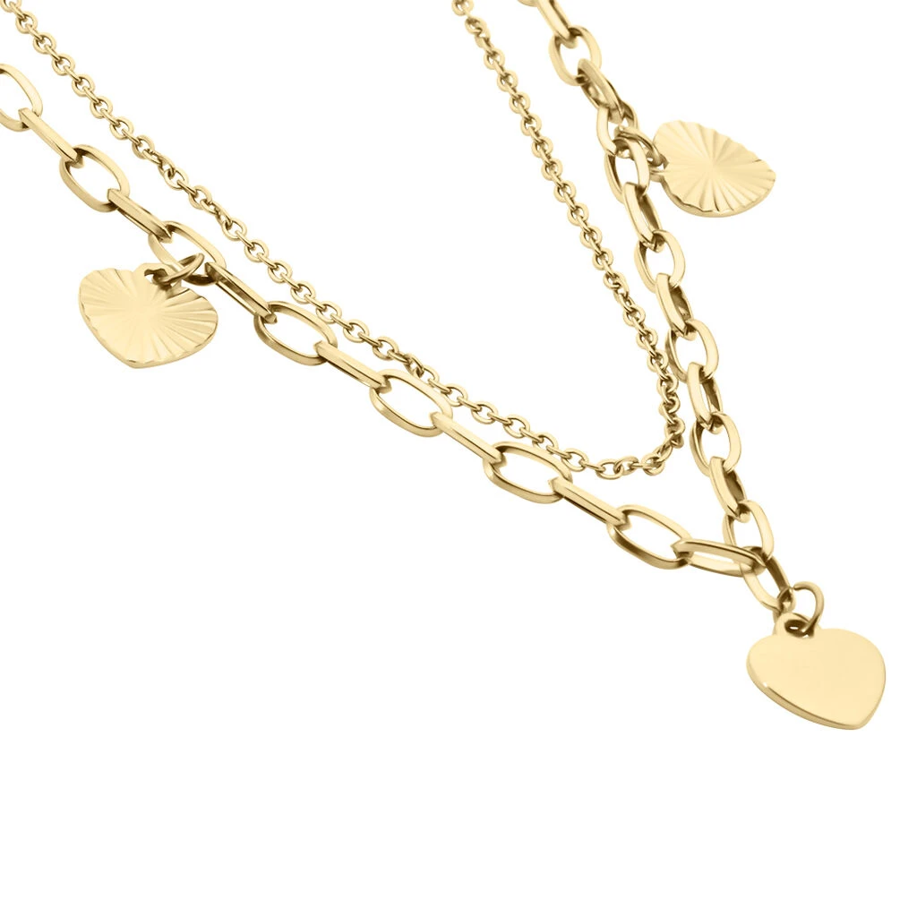 Collier Gayla Acier Doré – Image 2