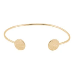 Bracelet Jonc Blanka Plaqué Or Jaune