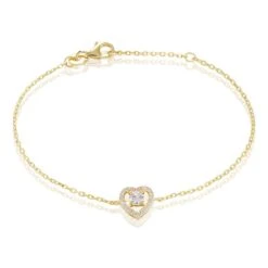 Bracelet Alais Plaqué Or Oxyde De Zirconium